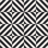 Mission Diagonal Stripes Classic 8"x8" Encaustic Cement Tile - Avente Tile