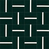 Mission Divided Classic 8"x8" Encaustic Cement Tile - Avente Tile