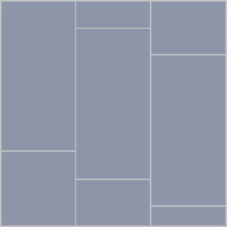 Mission French Blue 6"x12" Encaustic Cement Tile - Avente Tile
