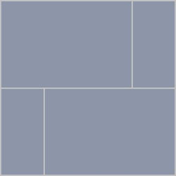 Mission French Blue 8"x12" Encaustic Cement Tile - Avente Tile