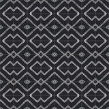 Mission Frequency Black 8"x8" Encaustic Cement Tile - Avente Tile