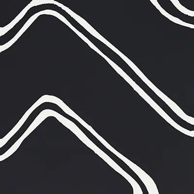 Mission Frequency Black 8"x8" Encaustic Cement Tile - Avente Tile