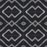 Mission Frequency Black 8"x8" Encaustic Cement Tile - Avente Tile