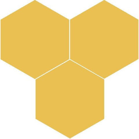 Mission Gold 8" Hexagon Encaustic Cement Tile - Avente Tile