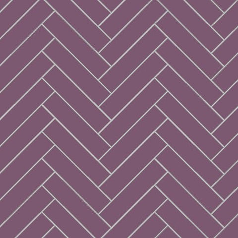 Mission Grape 2"x8" Encaustic Cement Tile - Avente Tile