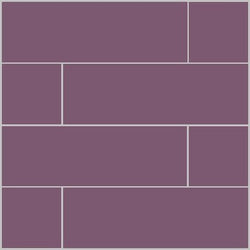 Mission Grape 4"x12" Encaustic Cement Tile - Avente Tile