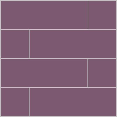 Mission Grape 4"x12" Encaustic Cement Tile - Avente Tile