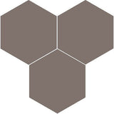 Mission Graphite 8" Hexagon Encaustic Cement Tile - Avente Tile