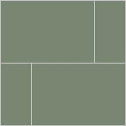 Mission Green 8"x12" Encaustic Cement Tile - Avente Tile