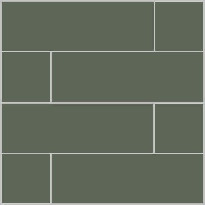 Mission Green Asia 4"x12" Encaustic Cement Tile - Avente Tile