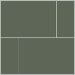 Mission Green Asia 8"x12" Encaustic Cement Tile - Avente Tile