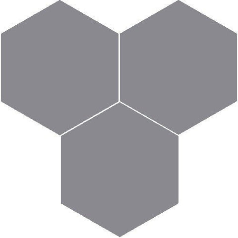 Mission Heather 8" Hexagon Encaustic Cement Tile - Avente Tile