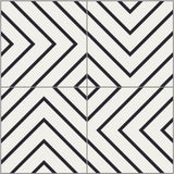 Mission Maze 01 8"x8" Encaustic Cement Tile - Avente Tile