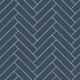Mission Navy 2"x8" Encaustic Cement Tile - Avente Tile