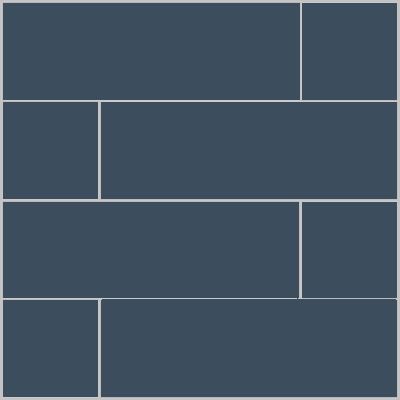 Mission Navy 4"x12" Encaustic Cement Tile - Avente Tile