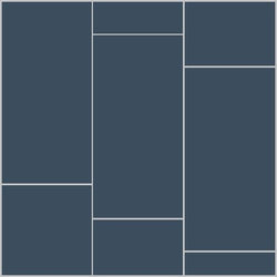 Mission Navy 6"x12" Encaustic Cement Tile - Avente Tile