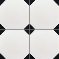 Mission Octagon Pattern Classic 8"x8" Encaustic Cement Tile - Avente Tile
