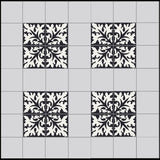 Mission Palma Classic 8"x8" Encaustic Cement Tile - Avente Tile