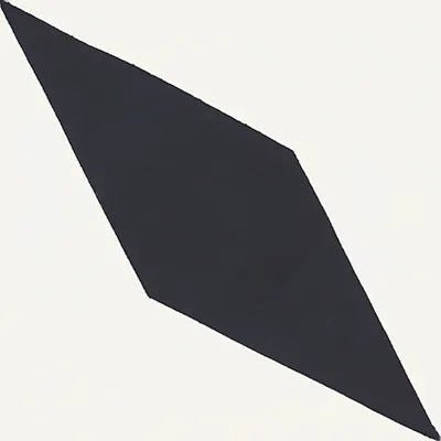 Mission Rhomboid Star Black 8"x8" Encaustic Cement Tile - Avente Tile