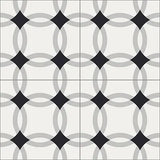 Mission Rings Classic 8"x8" Encaustic Cement Tile - Avente Tile