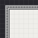 Mission Ritz Classic Border 8"x8" Encaustic Cement Tile - Avente Tile