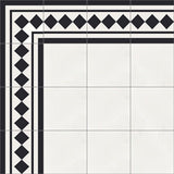 Mission Ritz Classic Border 8"x8" Encaustic Cement Tile - Avente Tile
