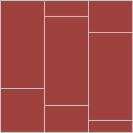 Mission Rojo Palo Alto 6"x12" Encaustic Cement Tile - Avente Tile