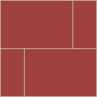 Mission Rojo Palo Alto 8"x12" Encaustic Cement Tile - Avente Tile