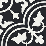 Mission Roseton D 8"x8" Encaustic Cement Tile - Avente Tile