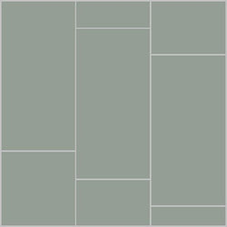 Mission Sage 6"x12" Encaustic Cement Tile - Avente Tile
