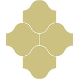 Mission San Felipe Brun Camois 10"x10" Encaustic Cement Tile - Avente Tile