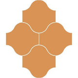 Mission San Felipe Caramel 10"x10" Encaustic Cement Tile - Avente Tile