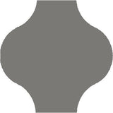 Mission San Felipe Charcoal 10"x10" Encaustic Cement Tile - Avente Tile
