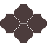 Mission San Felipe Chocolat Asia 8"x8" Encaustic Cement Tile - Avente Tile