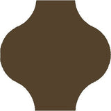 Mission San Felipe Dark Brown 10"x10" Encaustic Cement Tile - Avente Tile