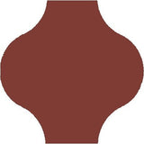 Mission San Felipe D'Hanis Red 10"x10" Encaustic Cement Tile - Avente Tile