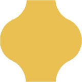 Mission San Felipe Gold 10"x10" Encaustic Cement Tile - Avente Tile