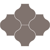 Mission San Felipe Graphite 8"x8" Encaustic Cement Tile - Avente Tile