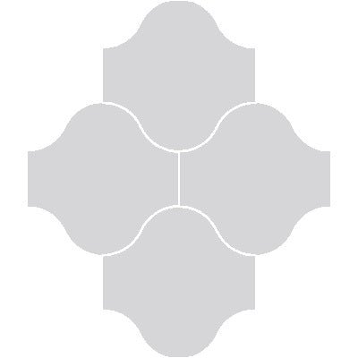 Mission San Felipe Gray 10"x10" Encaustic Cement Tile - Avente Tile