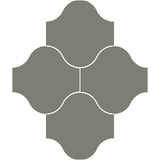 Mission San Felipe Green Forest 10"x10" Encaustic Cement Tile - Avente Tile