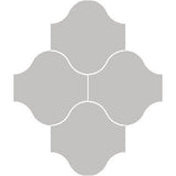 Mission San Felipe Gris 10"x10" Encaustic Cement Tile - Avente Tile
