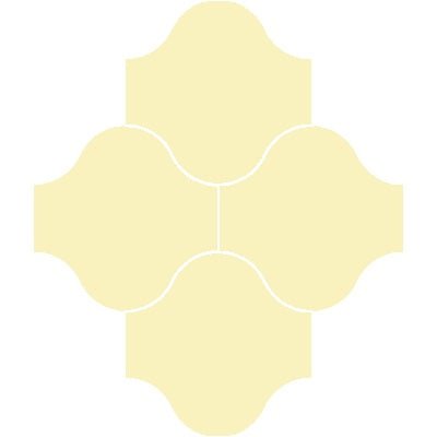 Mission San Felipe Jaune Clair 10"x10" Encaustic Cement Tile - Avente Tile