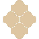 Mission San Felipe Naranja 10"x10" Encaustic Cement Tile - Avente Tile