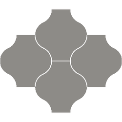 Mission San Felipe Natural Gray 8"x8" Encaustic Cement Tile - Avente Tile