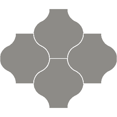 Mission San Felipe Natural Gray 8"x8" Encaustic Cement Tile - Avente Tile