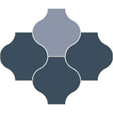Mission San Felipe Navy 8"x8" Encaustic Cement Tile - Avente Tile