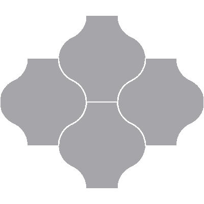 Mission San Felipe Oxford Gray 8"x8" Encaustic Cement Tile - Avente Tile