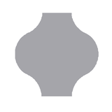 Mission San Felipe Oxford Gray 8"x8" Encaustic Cement Tile - Avente Tile