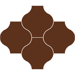 Mission San Felipe Red Brick 8"x8" Encaustic Cement Tile - Avente Tile
