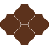Mission San Felipe Red Brick 8"x8" Encaustic Cement Tile - Avente Tile